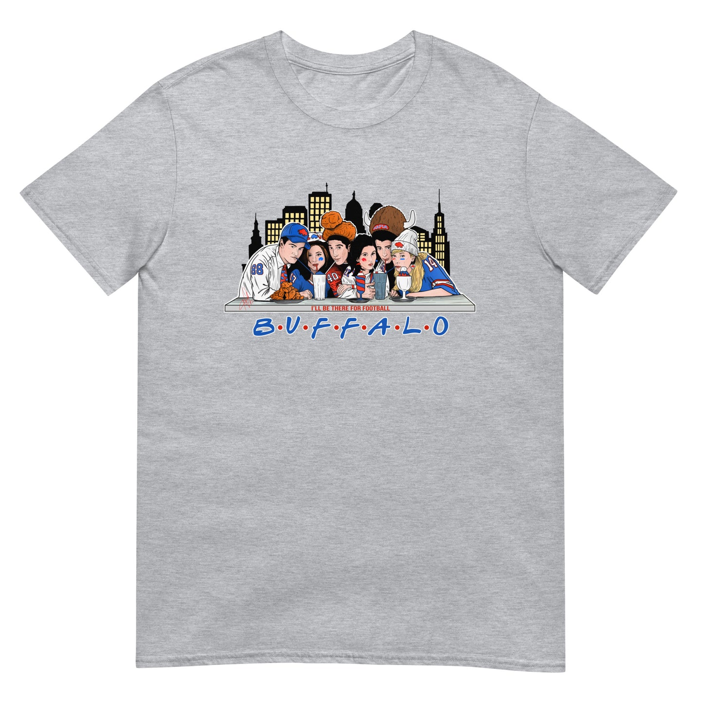 I’ll be there for football Short-Sleeve Unisex T-Shirt