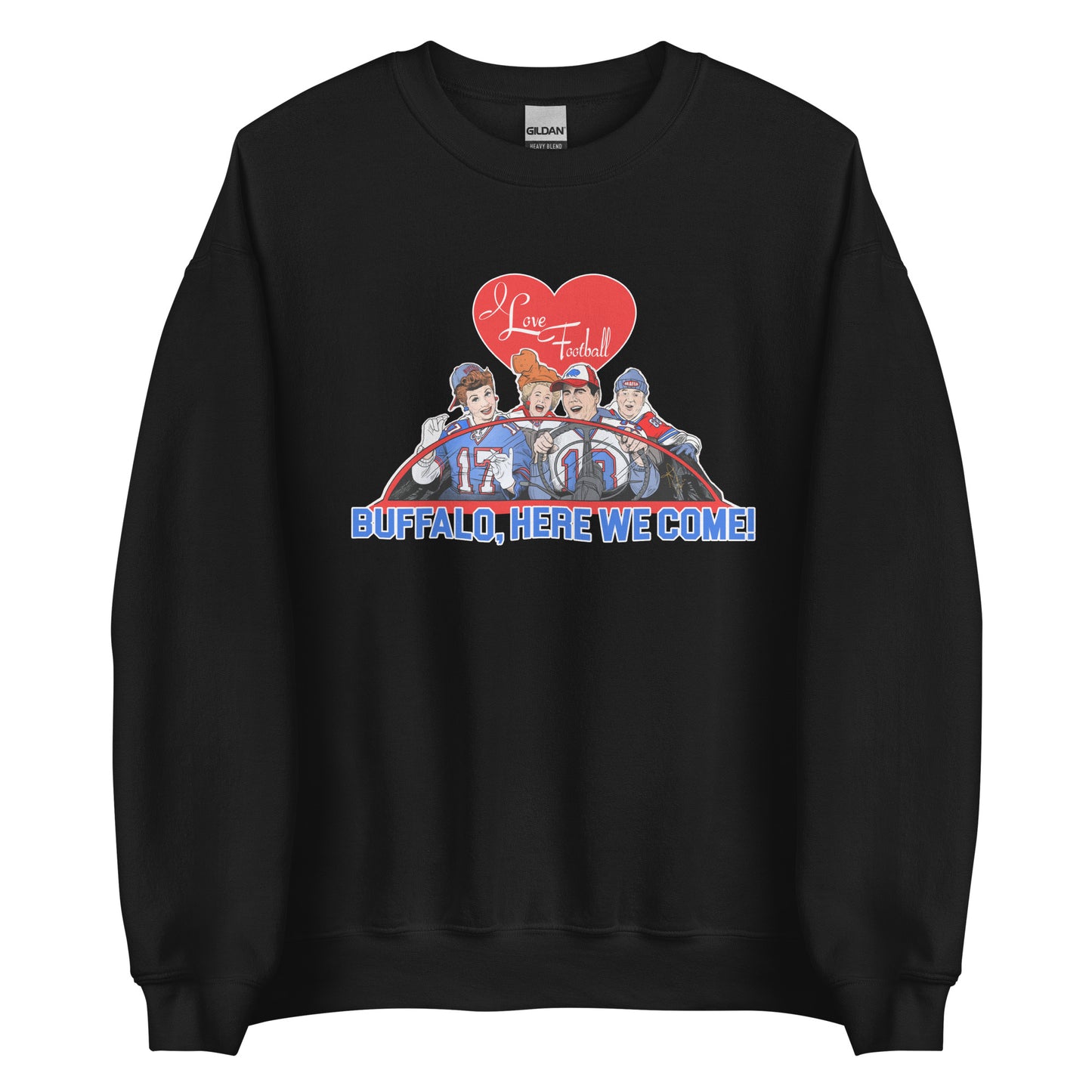 I Love Football Unisex Sweatshirt