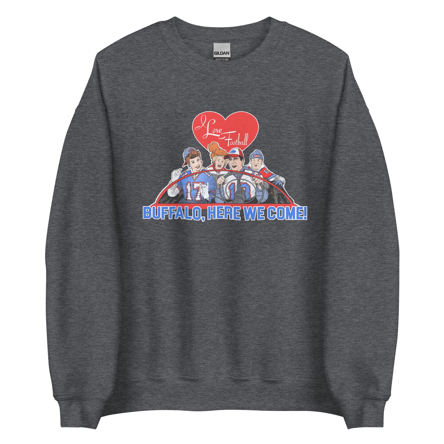 I Love Football Unisex Sweatshirt