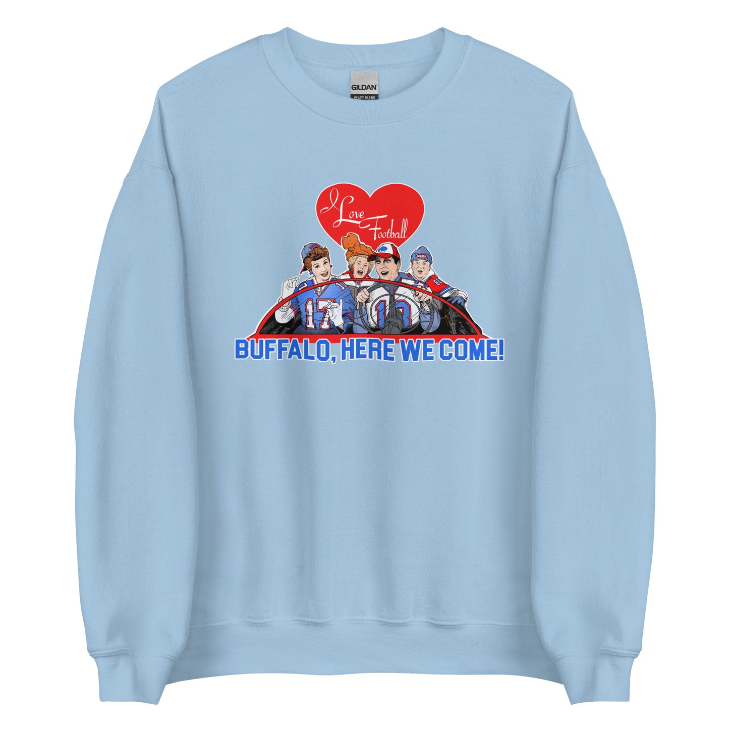 I Love Football Unisex Sweatshirt