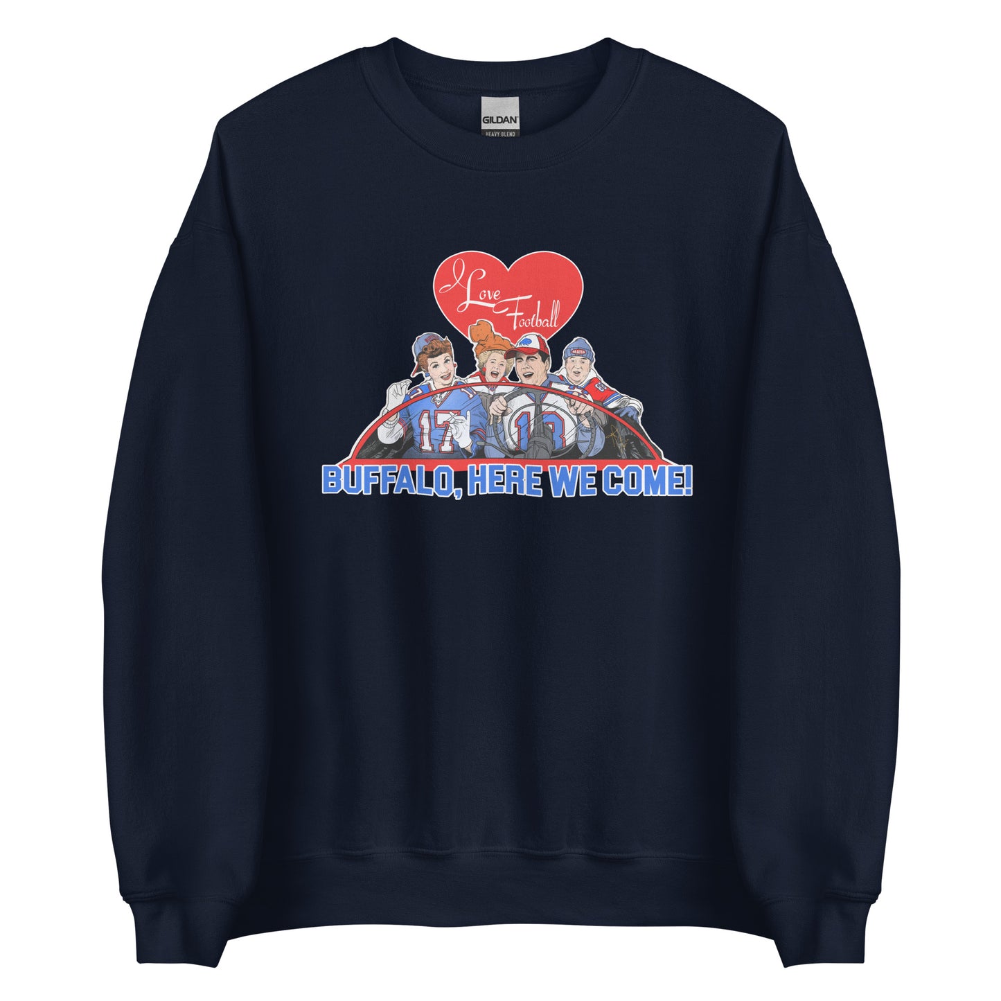 I Love Football Unisex Sweatshirt