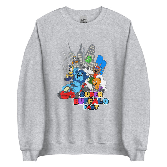 Super Buffalo Kart Unisex Sweatshirt