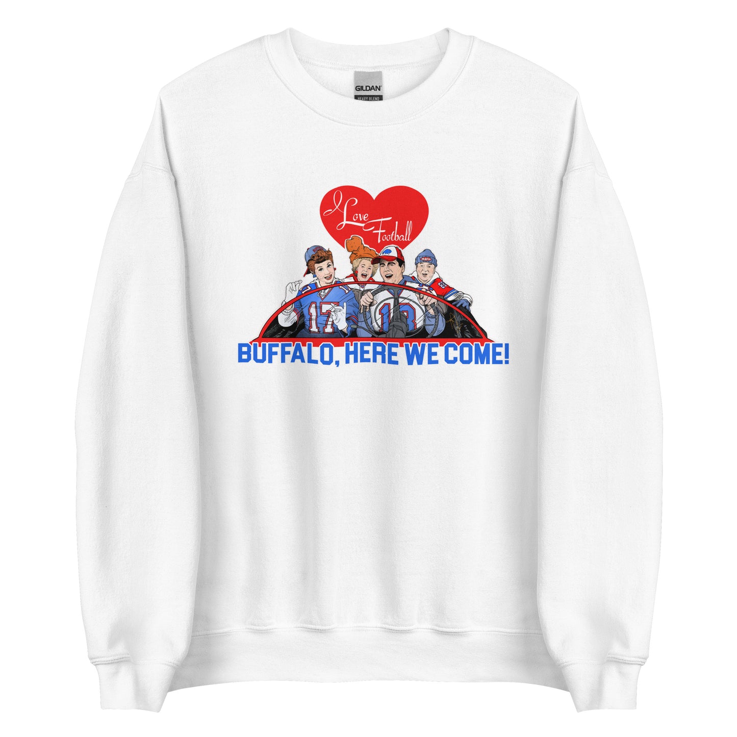 I Love Football Unisex Sweatshirt