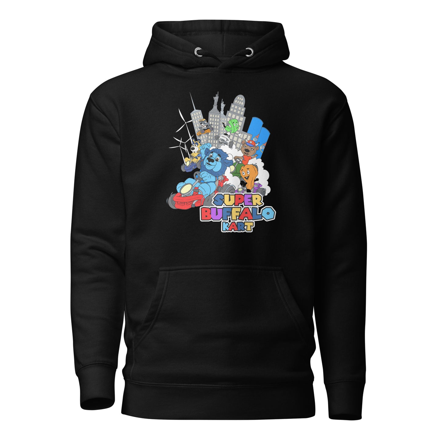 Super Buffalo Kart Unisex Hoodie