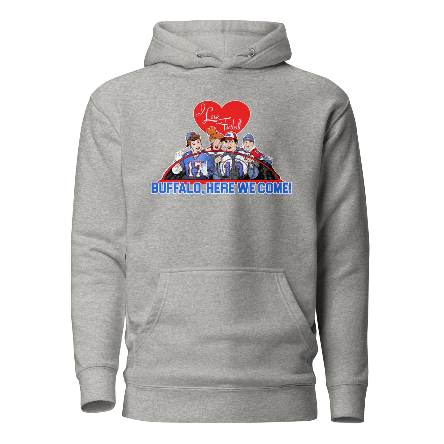 I Love Football Unisex Hoodie