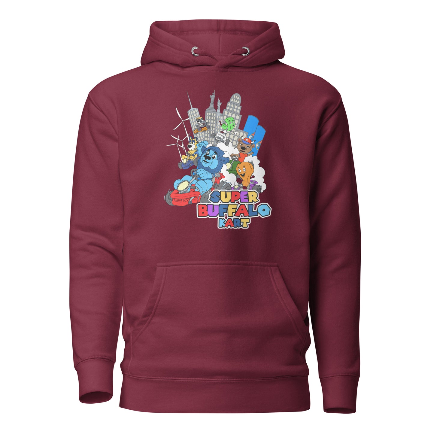 Super Buffalo Kart Unisex Hoodie