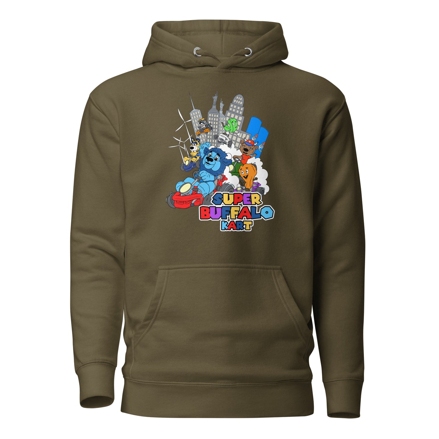 Super Buffalo Kart Unisex Hoodie