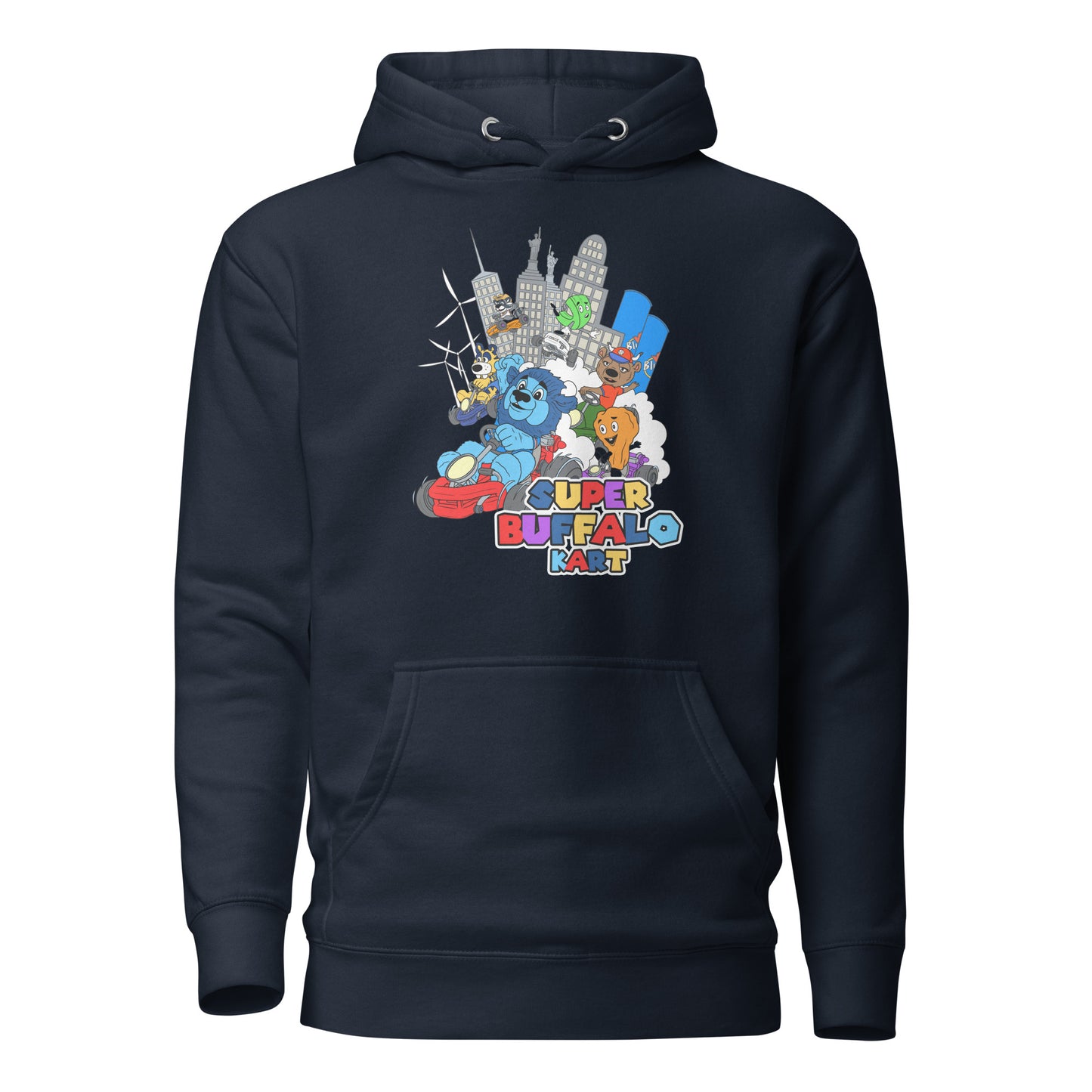 Super Buffalo Kart Unisex Hoodie