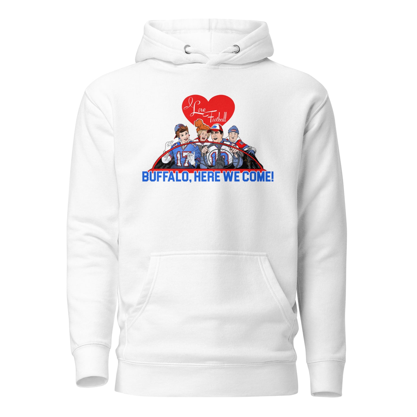 I Love Football Unisex Hoodie